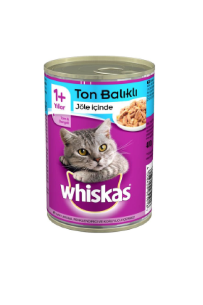WHİSKAS 400 GR KONSERVE TON BALIKLI